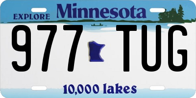 MN license plate 977TUG