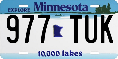 MN license plate 977TUK