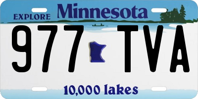 MN license plate 977TVA