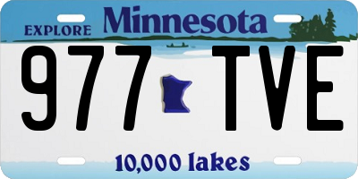 MN license plate 977TVE