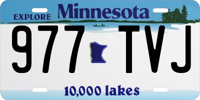 MN license plate 977TVJ