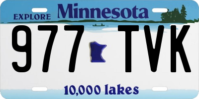 MN license plate 977TVK