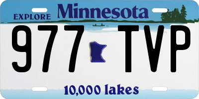 MN license plate 977TVP
