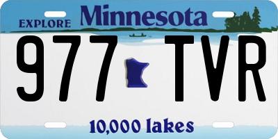 MN license plate 977TVR