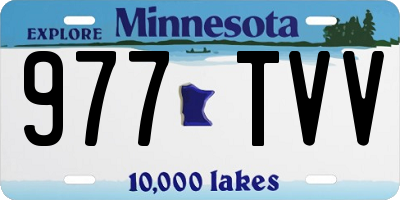 MN license plate 977TVV