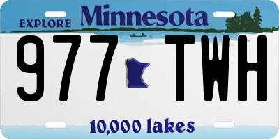 MN license plate 977TWH