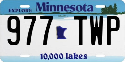 MN license plate 977TWP