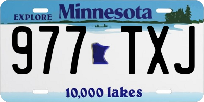 MN license plate 977TXJ