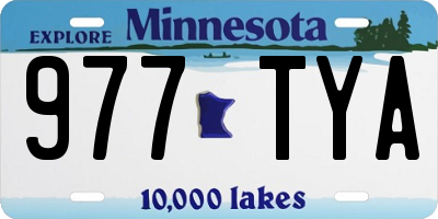 MN license plate 977TYA
