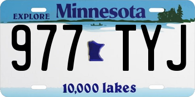 MN license plate 977TYJ