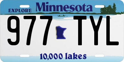 MN license plate 977TYL