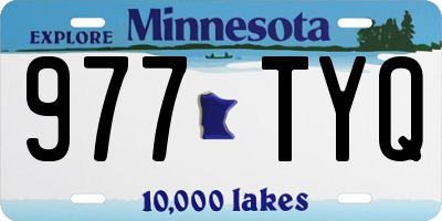 MN license plate 977TYQ