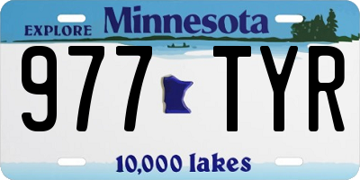 MN license plate 977TYR