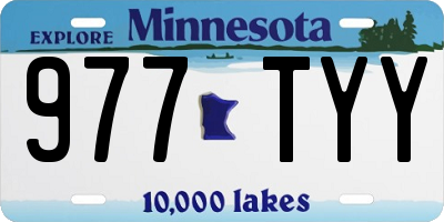 MN license plate 977TYY
