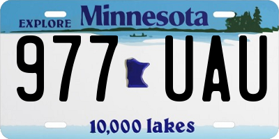 MN license plate 977UAU