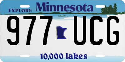 MN license plate 977UCG