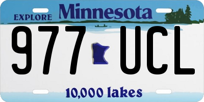 MN license plate 977UCL