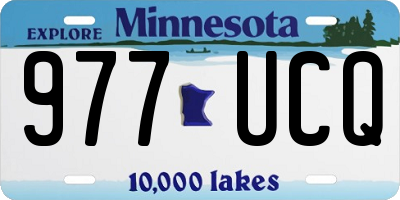 MN license plate 977UCQ