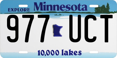 MN license plate 977UCT