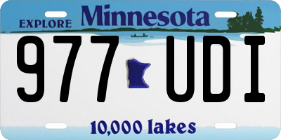 MN license plate 977UDI