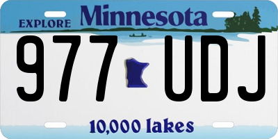 MN license plate 977UDJ