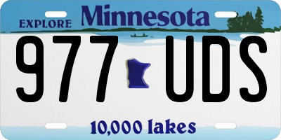 MN license plate 977UDS