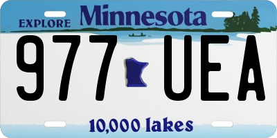 MN license plate 977UEA