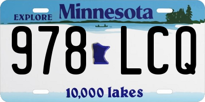MN license plate 978LCQ
