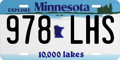 MN license plate 978LHS