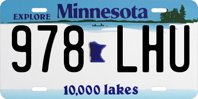 MN license plate 978LHU