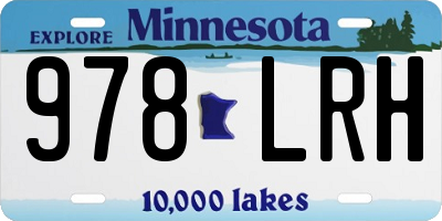 MN license plate 978LRH