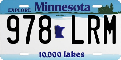 MN license plate 978LRM
