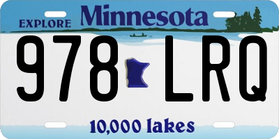 MN license plate 978LRQ