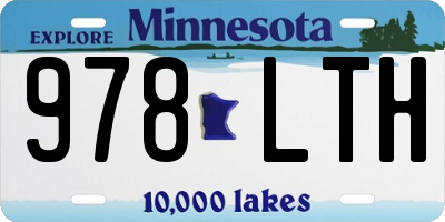 MN license plate 978LTH