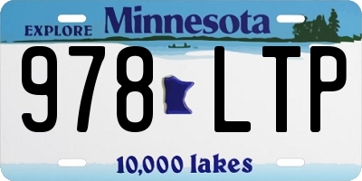 MN license plate 978LTP