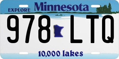 MN license plate 978LTQ