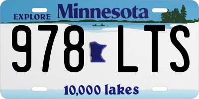 MN license plate 978LTS