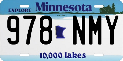MN license plate 978NMY