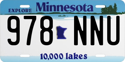 MN license plate 978NNU