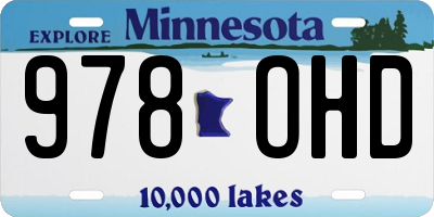 MN license plate 978OHD