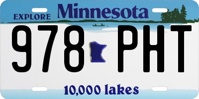 MN license plate 978PHT