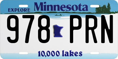 MN license plate 978PRN