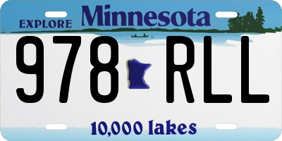 MN license plate 978RLL