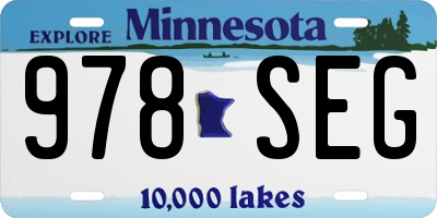 MN license plate 978SEG