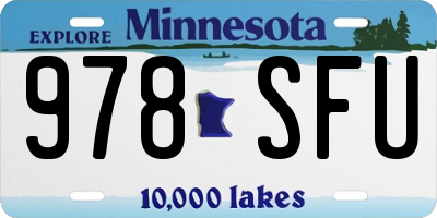 MN license plate 978SFU