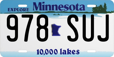 MN license plate 978SUJ