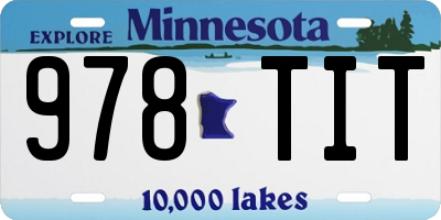 MN license plate 978TIT