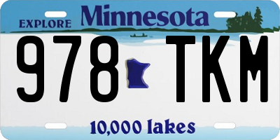 MN license plate 978TKM