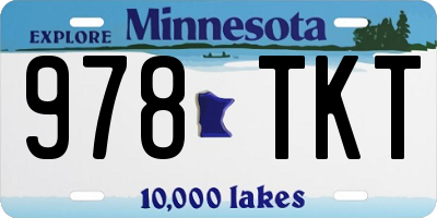 MN license plate 978TKT