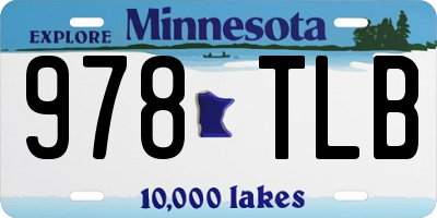MN license plate 978TLB